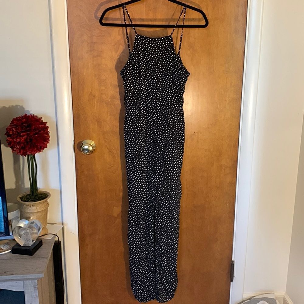 Abercrombie & Fitch black and white dot jumpsuit! Size SP